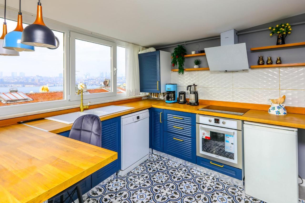 Vibrant Flat 500 M To Uskudar Ferry Station Apartman Isztambul Kültér fotó